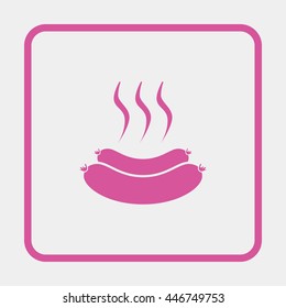 Hot Sausage Icon.