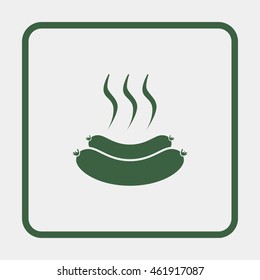 Hot Sausage Icon.