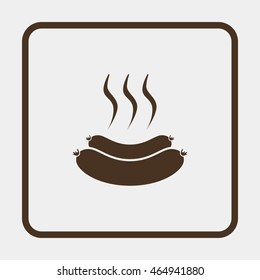 Hot Sausage Icon.