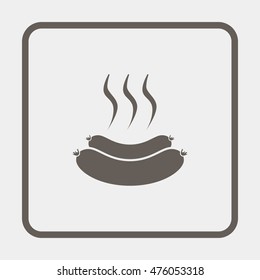 Hot Sausage Icon.