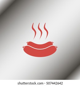 Hot Sausage Icon.