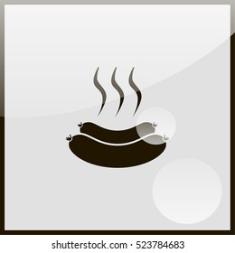 Hot Sausage Icon.