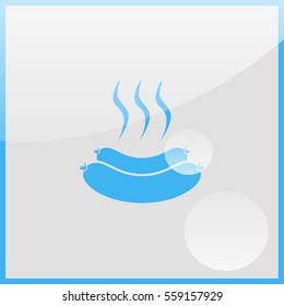 Hot Sausage Icon.