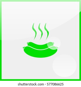 Hot Sausage Icon.