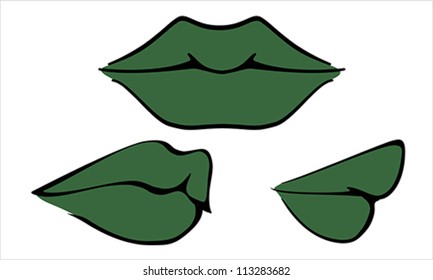 Hot Sensual Mouth, vector
