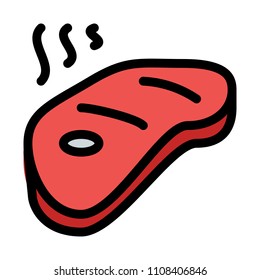 Hot Served Steak