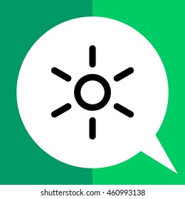 Hot sign icon