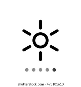 Hot sign icon