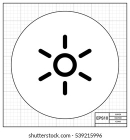 Hot sign icon