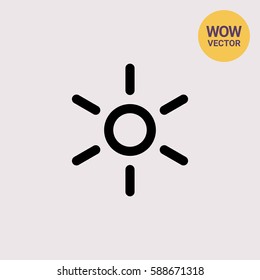 Hot sign icon