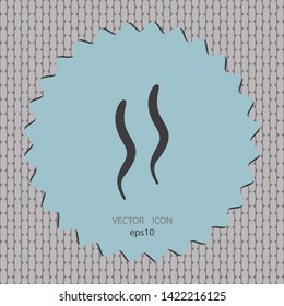 hot sign, vector icon, web design element