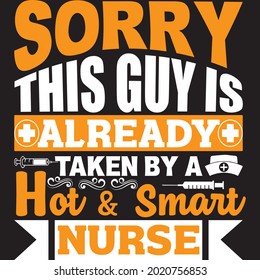 Hot and smart Nurse, Design and Vector file