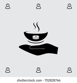 Hot soup icon