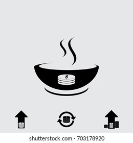 Hot soup icon