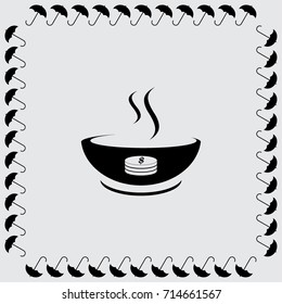Hot soup icon