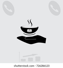 Hot soup icon