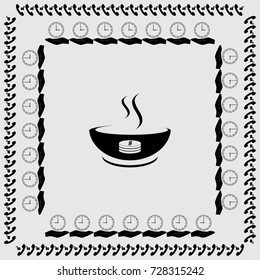 Hot soup icon