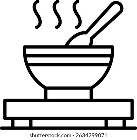 Hot Soup New Creative Icon Design Vector