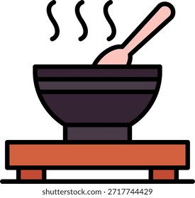 Hot Soup New Creative Icon Design Vector