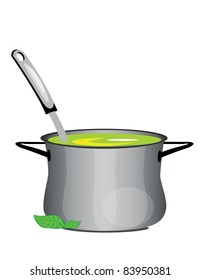 hot soup pan