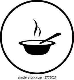 hot soup symbol