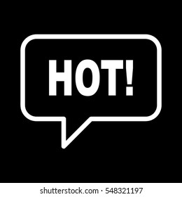 HOT speech bubble.