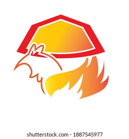 Hot Spicy Chicken. Vector image of chicken and fire icons with various variations, suitable for use as logos, icons, or anything related to chicken and fire.