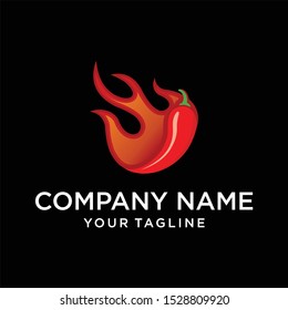 hot spicy pepper logo restaurant