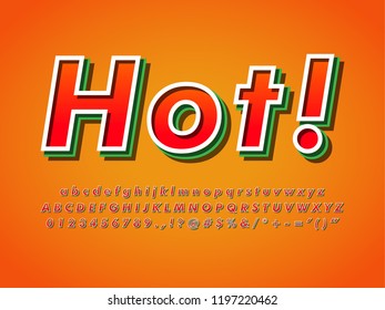 Hot Spicy Text Logo Font Effect	