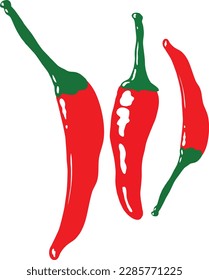 Ilustraciones de imágenes vectoriales de especias calientes