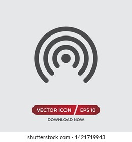 Hot Spot Vector Icon In Modern Design Style For Web Site And Mobile App