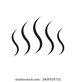 Hot steam , Evaporation icon vector illustration