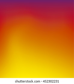 Hot summer flame Colorful smooth gradient color Background Wallpaper. Vector illustration element for design project .