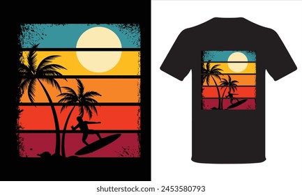 Hot Summer Nice T-shirt design