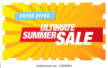 Hot Summer Sale Banner