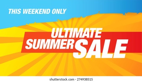 hot summer sale banner