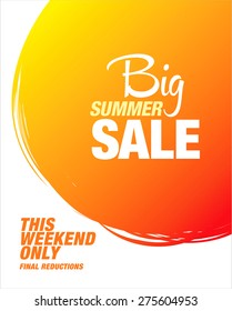 hot summer sale banner