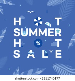 Hot Summer Hot Sale Event Banner