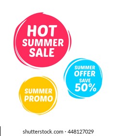 Hot Summer Sale & Promo Marks