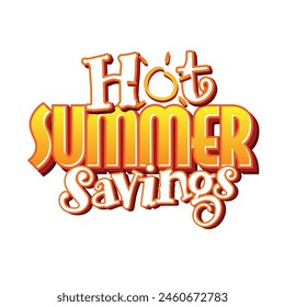 Hot Summer Savings event headline graphic