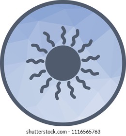 Hot Sun Icon