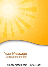 Hot sunrays with copyspace