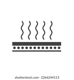 hot surface icon vector element design template web