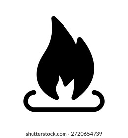 Ilustración de diseño de símbolo de Vector de icono de superficie caliente