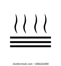 Hot surface. Vector images of hot surface.