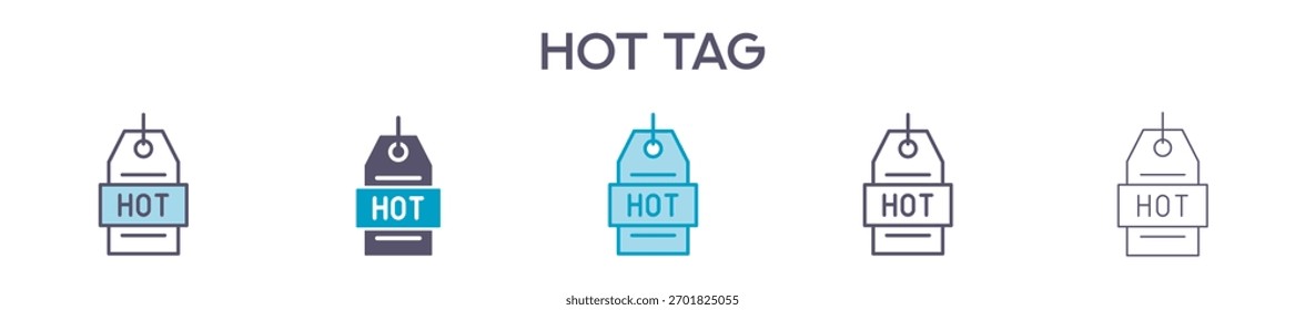 Hot Tag Element For Design Graphic - Multi Styles