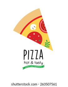 hot and tasty pizza wallpaper