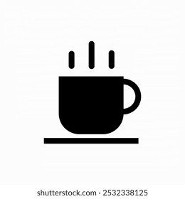 hot tea coffee cup icon sign vector