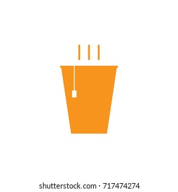 hot tea cup icon.