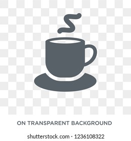 Hot tea icon. Hot tea design concept from Winter collection. Simple element vector illustration on transparent background.